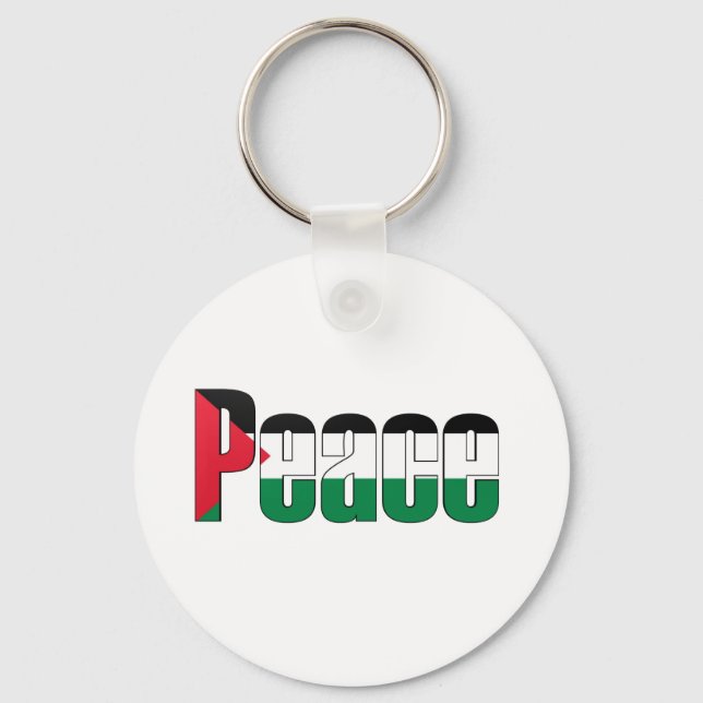 Peace in Palestine Keychain (Front)