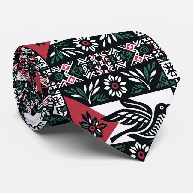PEACE IN PALESTINE TIE (Rolled)