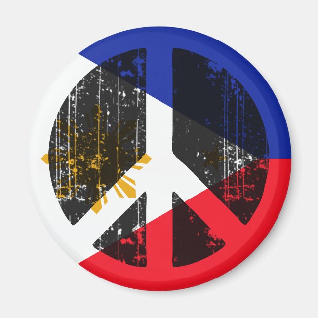 Peace In Philippines Magnet (Front)