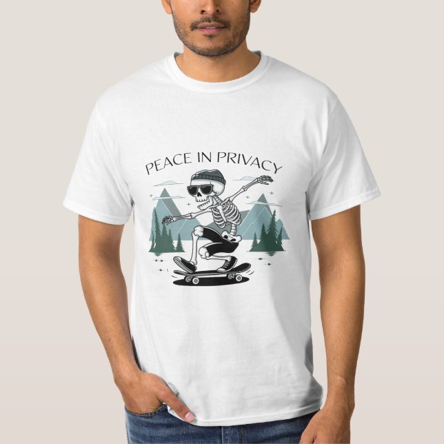 Peace in Privacy T-Shirt (Front)