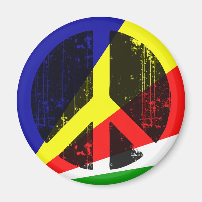 Peace In Seychelles Magnet (Front)