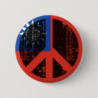 Peace In Taiwan 2 Inch Round Button