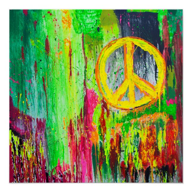 Peace in Times Square Perfect Poster (Front)