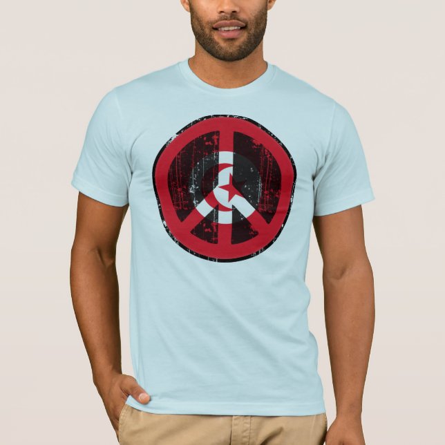 Peace In Tunisia T-Shirt (Front)