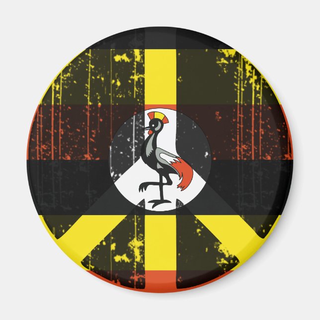 Peace In Uganda Magnet (Front)