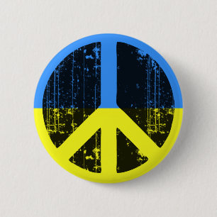 Peace In Ukraine 2 Inch Round Button
