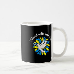 Peace In Ukraine Dove Sunflower Ukraine  Coffee Mug