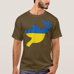 Peace in Ukraine Dove Tshirt pour les femmes Homme