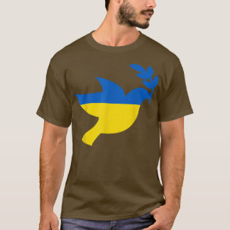 Peace in Ukraine Dove Tshirt pour les femmes Homme