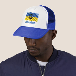 Peace in Ukraine - Peace & Love Trucker Hat