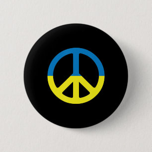 Peace in Ukraine Stand with Ukraine Support for Uk 2 Inch Round Button