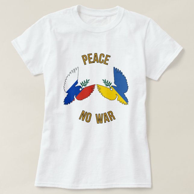 Peace in Ukraine T-Shirt (Design Front)