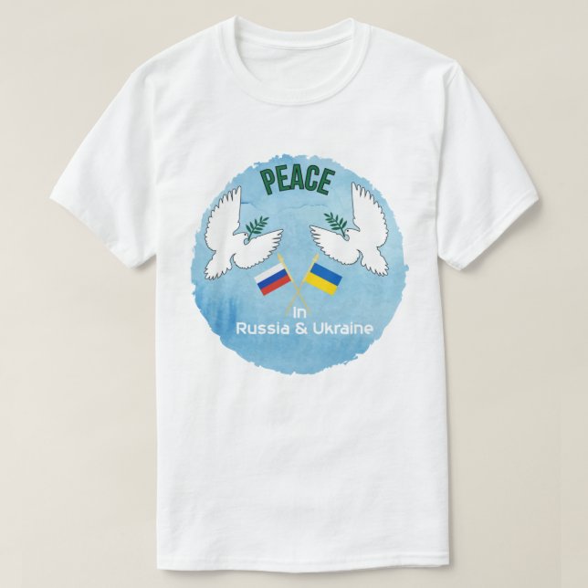 Peace in Ukraine T-Shirt (Design Front)