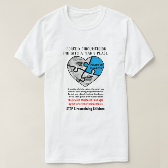 Peace is Missing T-Shirt (Design Front)