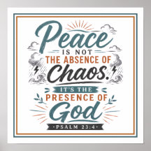 Peace Is Not Absence Of Chaos Spiritual Quotes