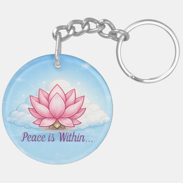 Peace is within keychain (Back Left)