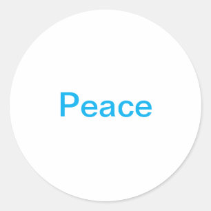 Peace Jeff Hankamer Artjunkhaus Loving Splash-Art  Classic Round Sticker