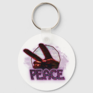 Peace Keychain