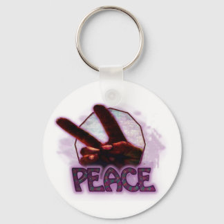Peace Keychain