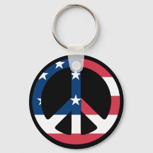 Peace Keychain