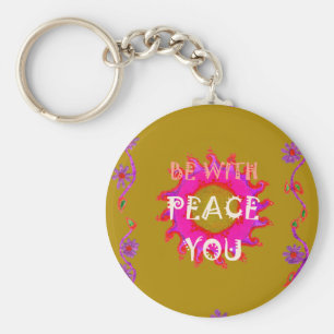 Peace Keychain