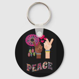 Peace Keychain