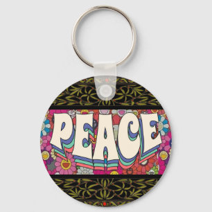 Peace Keychain