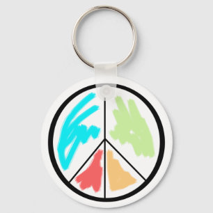peace keychain