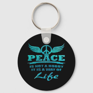 peace keychain