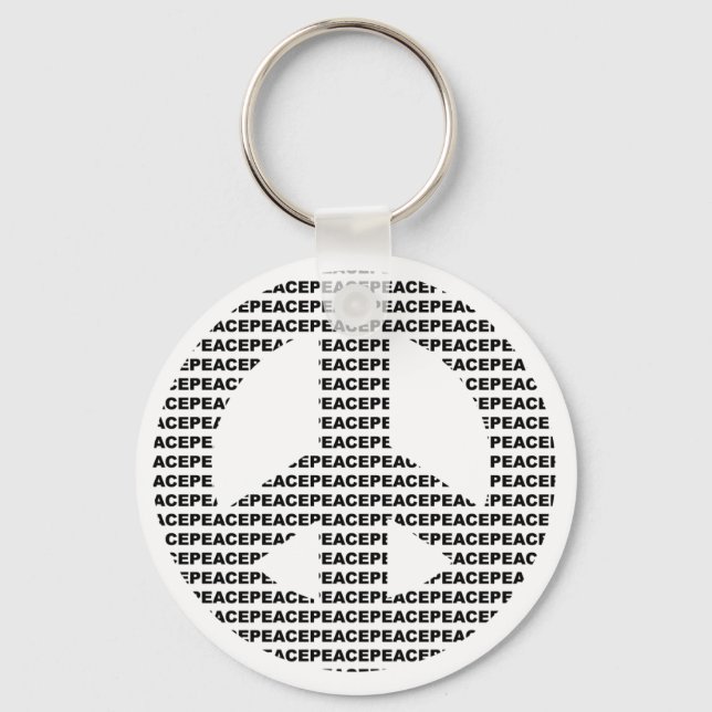 peace keychain (Front)