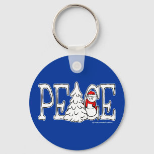 Peace Keychain
