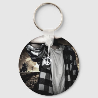 Peace Keychain