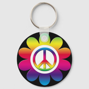 Peace Keychain