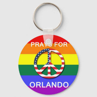 Peace Keychain 5,7 cm -  " Prays For Orlando"