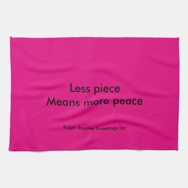 peace kitchen towel (Horizontal)