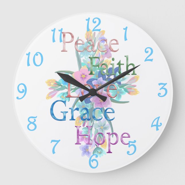 Peace  large clock (Front)