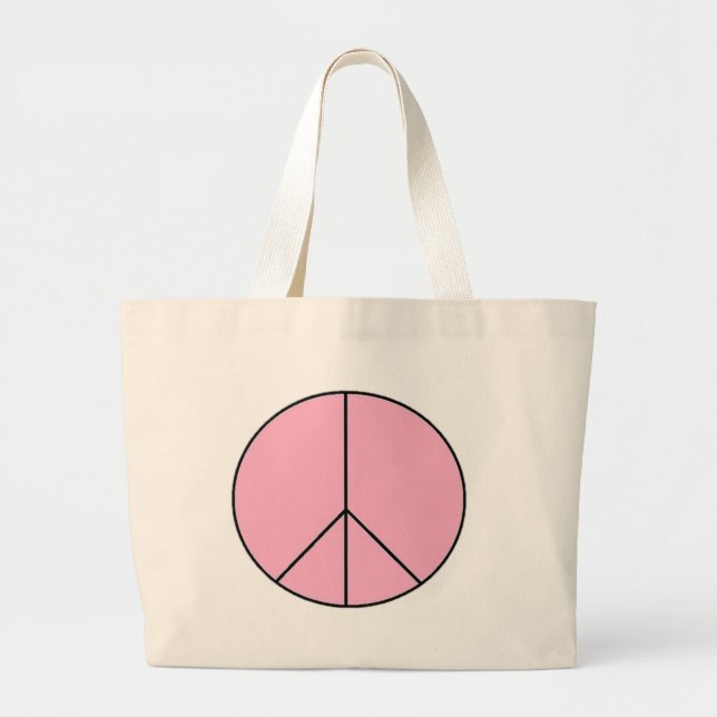 PEACE LARGE TOTE BAG (Front)