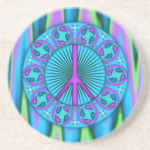 Peace ~ Leaf Coaster