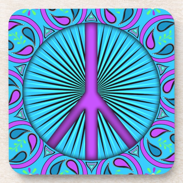 Peace ~ Leaf Coaster (Front)