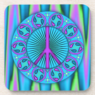 Peace ~ Leaf Coaster