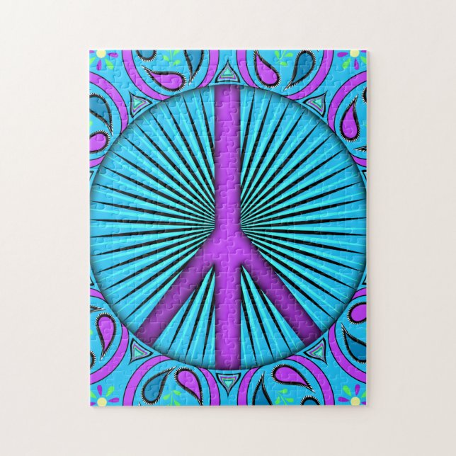 Peace ~ Leaf Jigsaw Puzzle (Vertical)