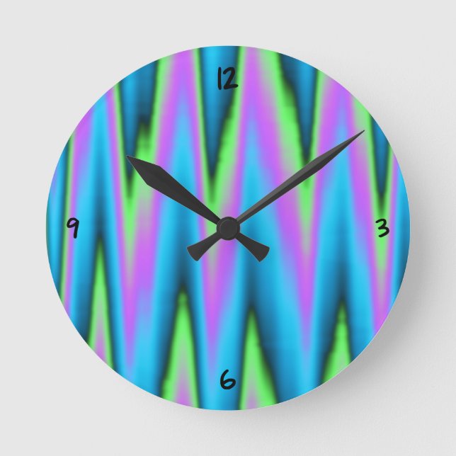 Peace ~ Leaf Round Clock (Front)
