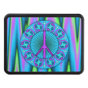 Peace ~ Leaf Trailer Hitch Cover