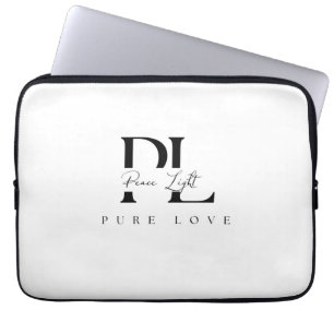 “Peace Light – Pure Love Logo Laptop Sleeve