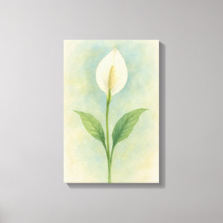 Peace Lily Canvas Print