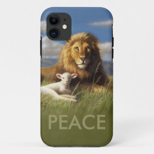Peace Lion and Lamb iphone case