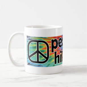 Peace Loisir Hippiété Tie Dye Mug