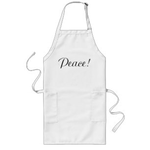 PEACE LONG APRON