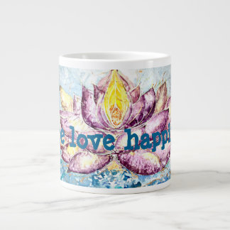 Peace Lotus Art Jumbo Coffee Mug