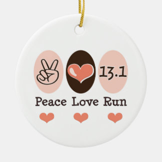 Peace Love 13.1 Ornament